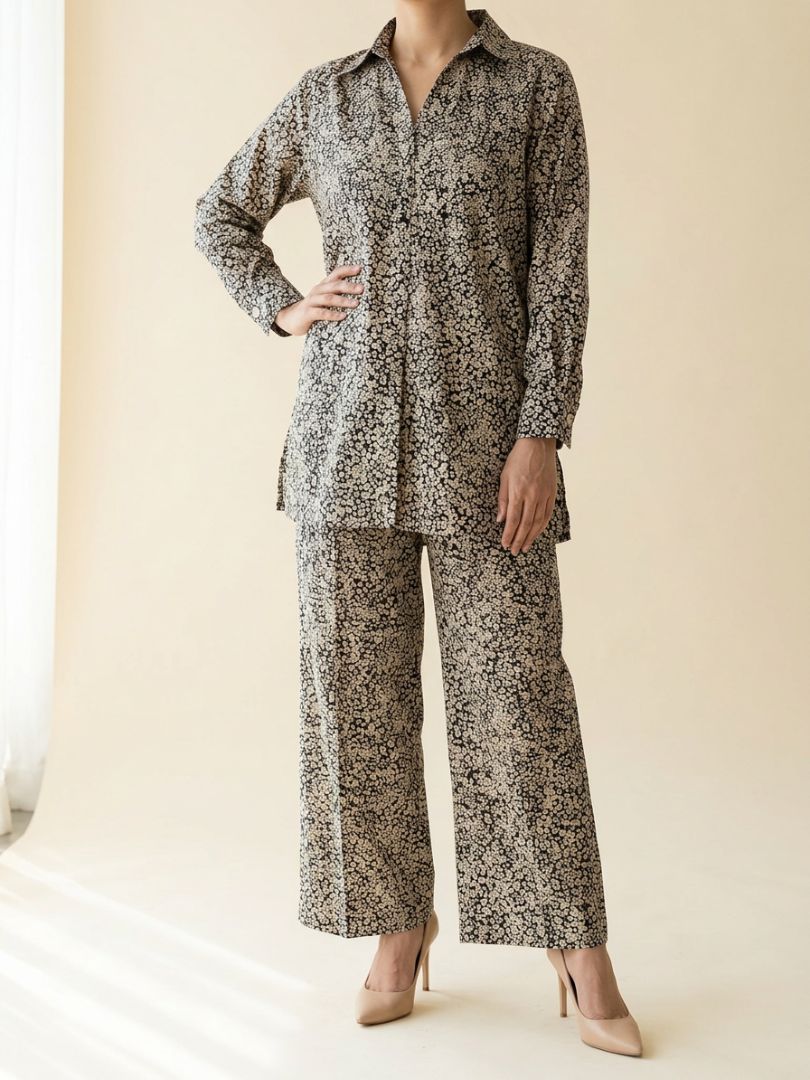 Noir Ditsy Co-Ord Set
