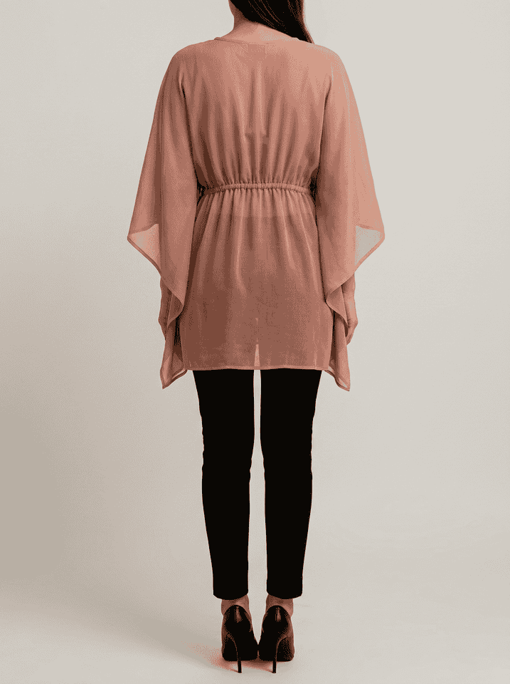The Riviera Kaftan Rose Sand