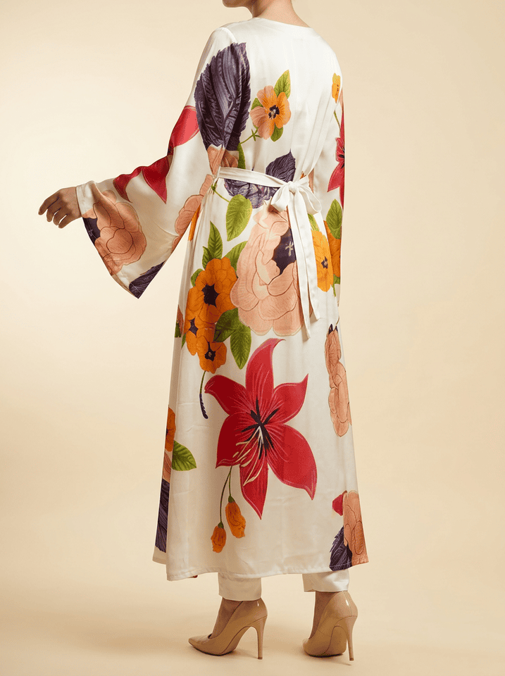 Garden Party Silk Maxi