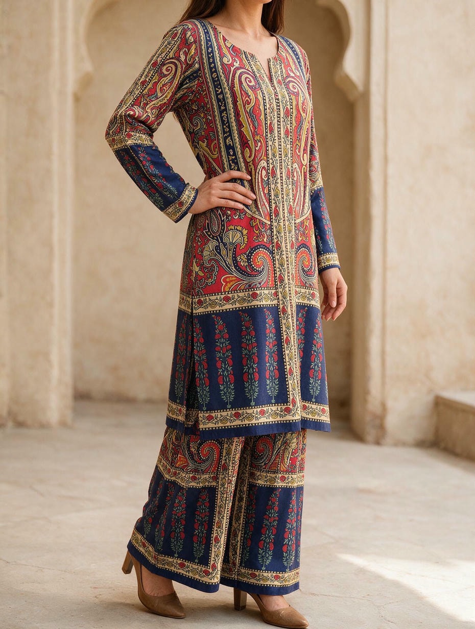Kashmir - 2 Piece Stitched Lawn Suit