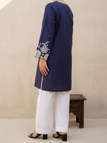 Lace Tunic Top Navy
