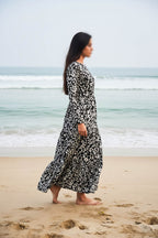 Maxi Regular Midi Dress-Eclipse Floral