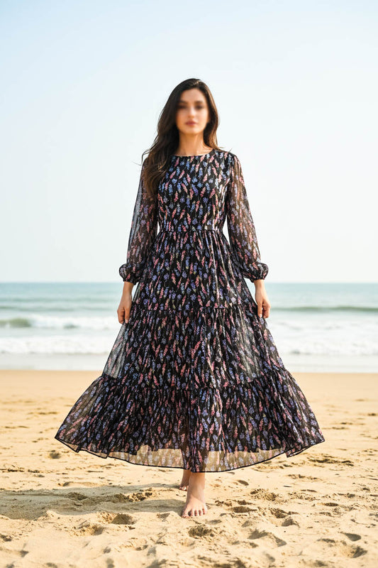 Maxi Regular Midi Dress-Evening Meadow
