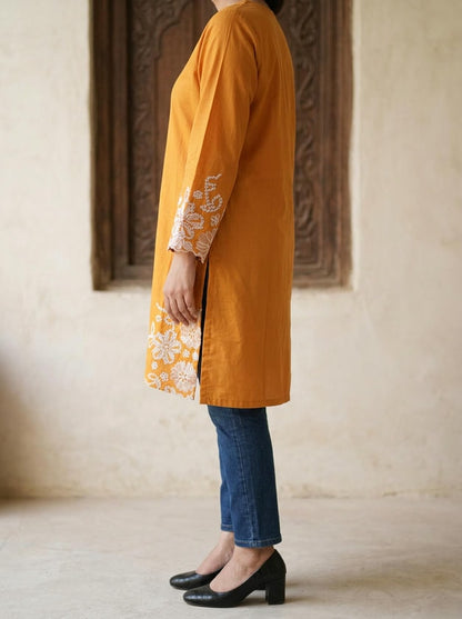 Lace Tunic Top Honey
