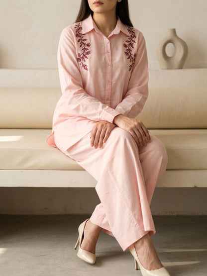 Bel Co-Ord Set Baby Pink