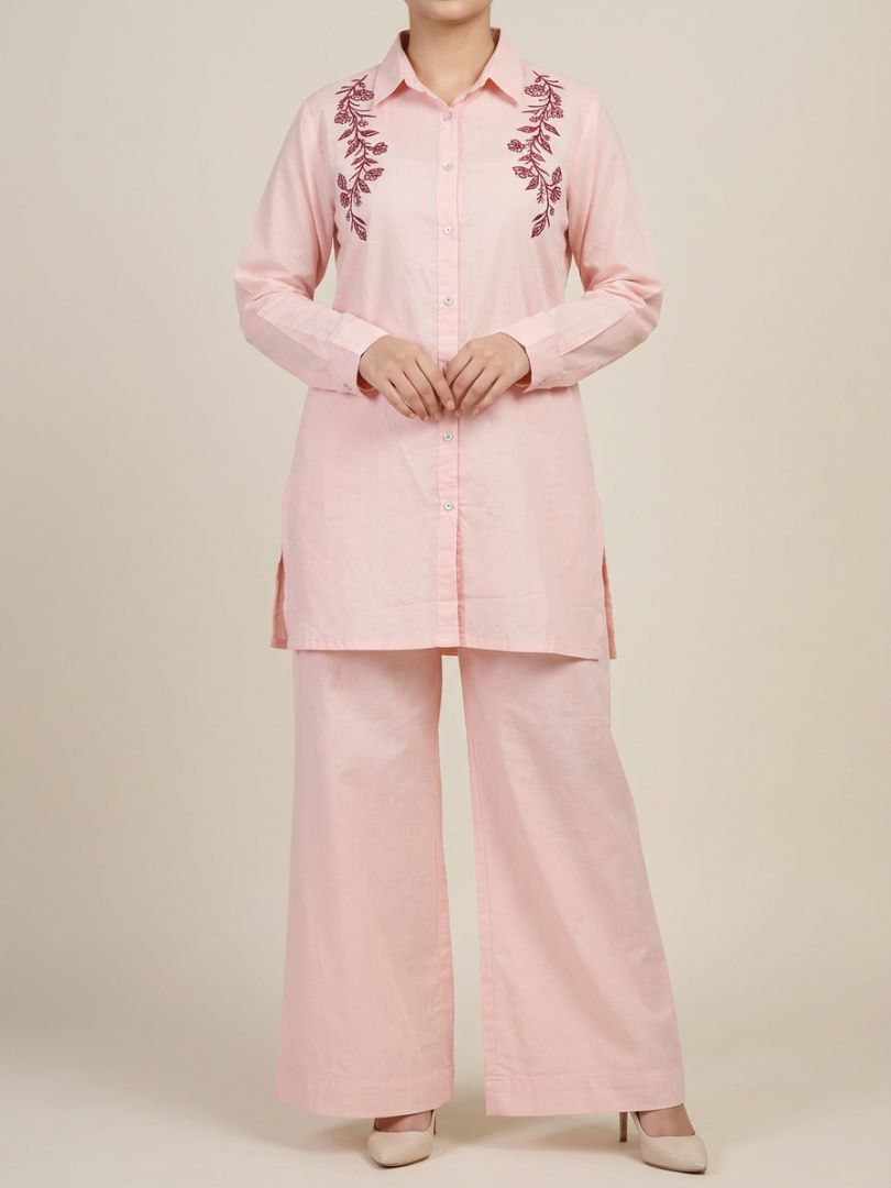 Bel Co-Ord Set Baby Pink