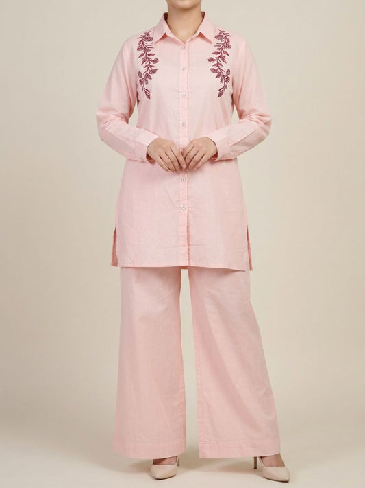 Bel Co-Ord Set Baby Pink