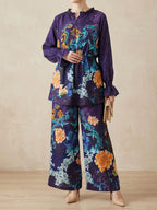 Belle Co-Ord Set Purple