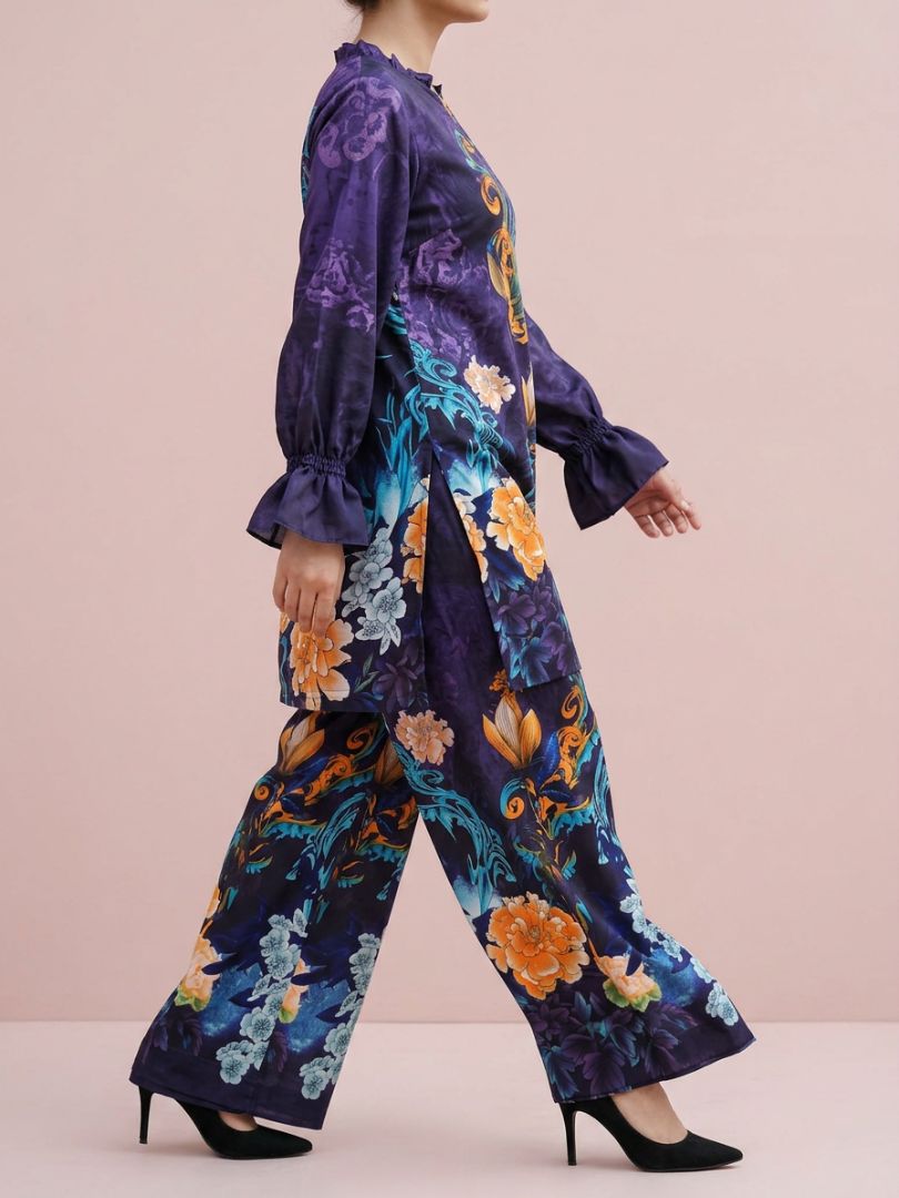 Belle Co-Ord Set Purple