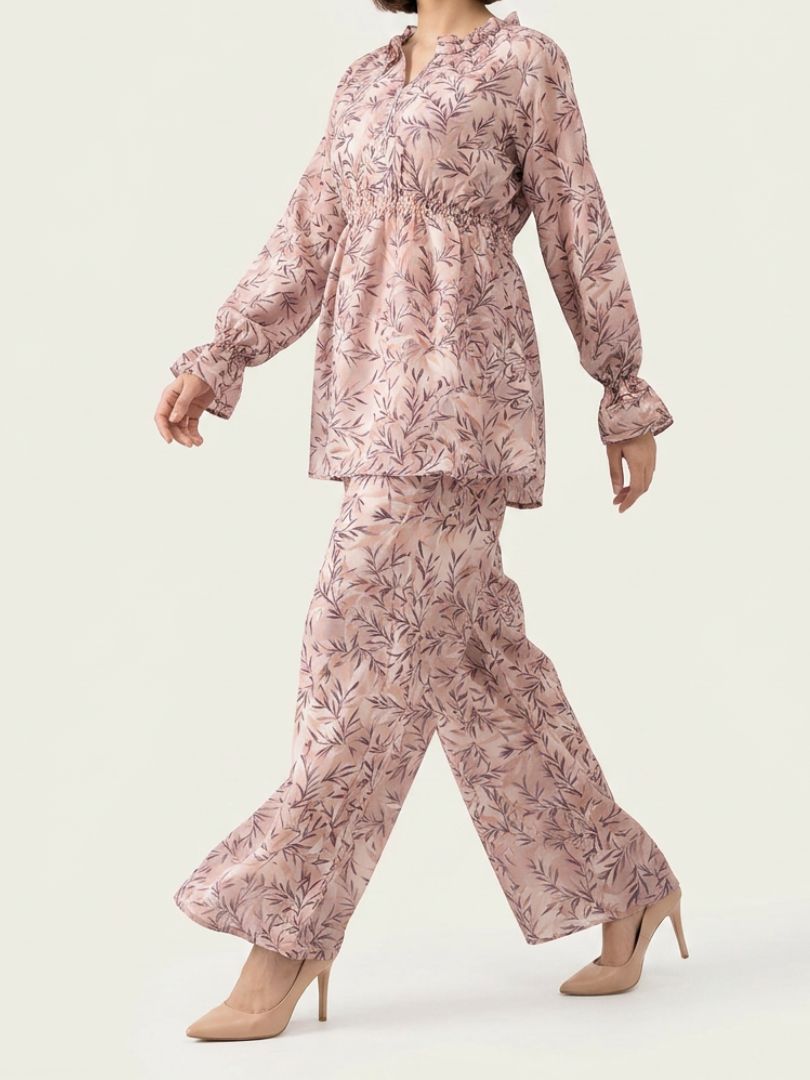 Blush Leaf Co-Ord Set