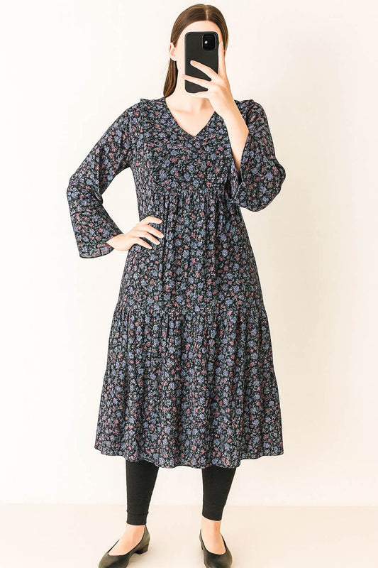 Maxi Frill-Ditsy Floral