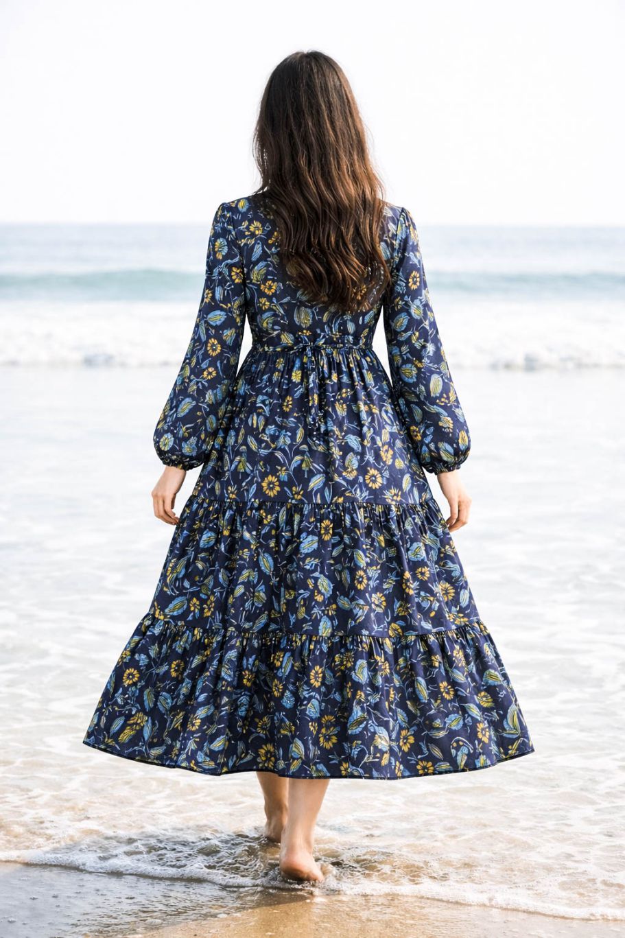 Maxi Regular Midi Dress-Moonlit Botanica