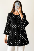 Co-Ord Set Matching Trouser Polka Dots