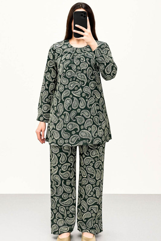 Co-Ords Set Paisley Print