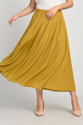 Silk Skirt- Tuscan Sun