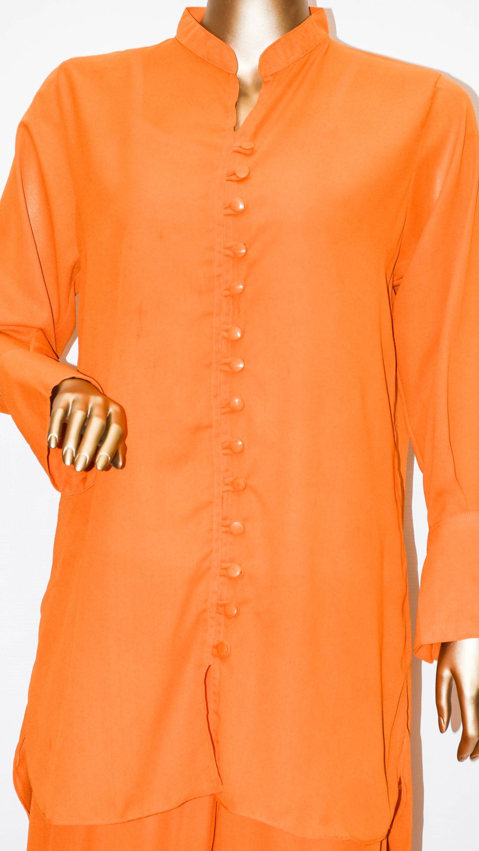 Fabric button co-ord set Sunset Blaze