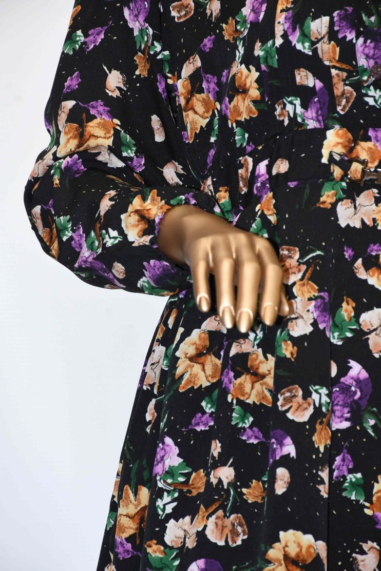 Printed Co-Ord Set Black