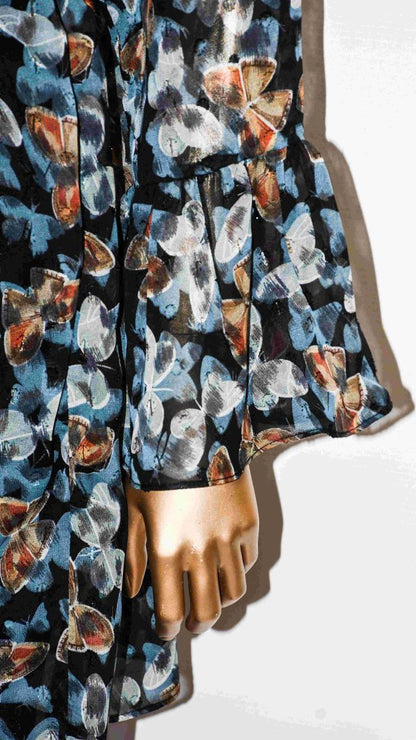 Co-Ord Set Lace-Up Top Butterfly