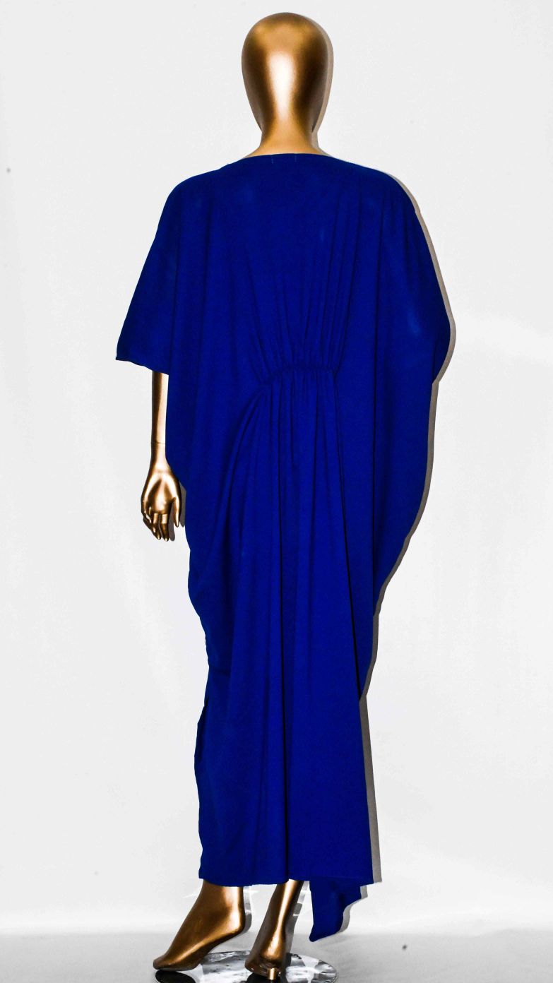 Maxi Kaftan Plain Royal Blue
