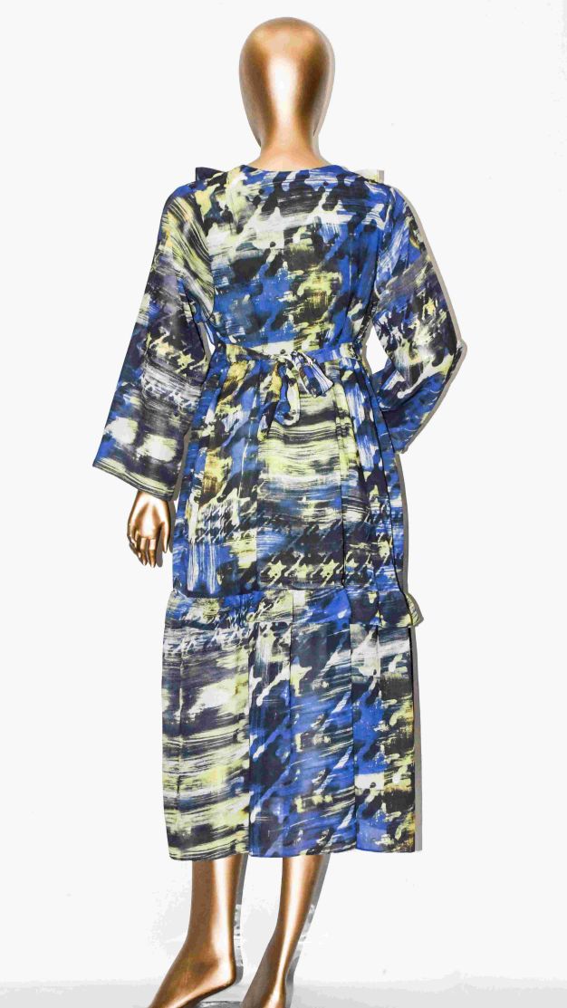 Maxi Frill-Abstract Mirage