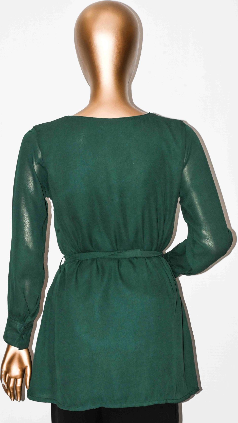 Top Side Button-Hunter Green