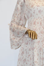 Co-Ord Set Matching Trouser Beige Floral