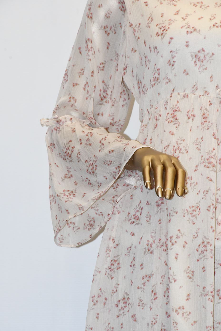 Co-Ord Set Matching Trouser Beige Floral