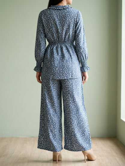 Denim Bloom Co-Ord Set