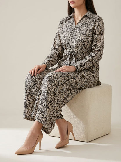 Noir Ditsy Co-Ord Set