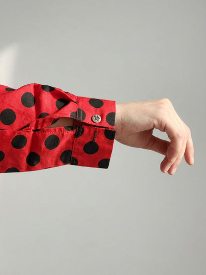 Polka Co-Ord Set Red