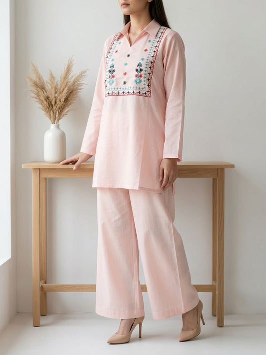 Sitara Co-Ord Set Baby Pink