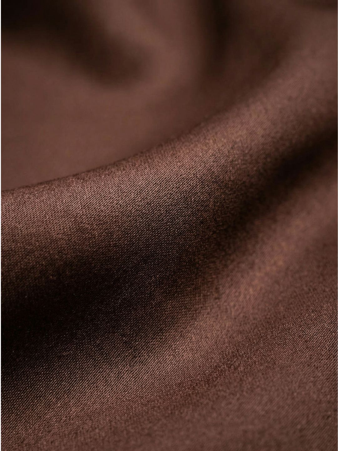 Co-Ord Set V Button Neck-Brown