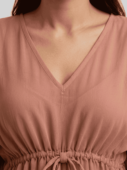 The Riviera Kaftan Rose Sand