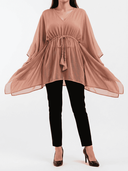 The Riviera Kaftan Rose Sand