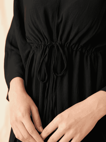 The Riviera Kaftan Black