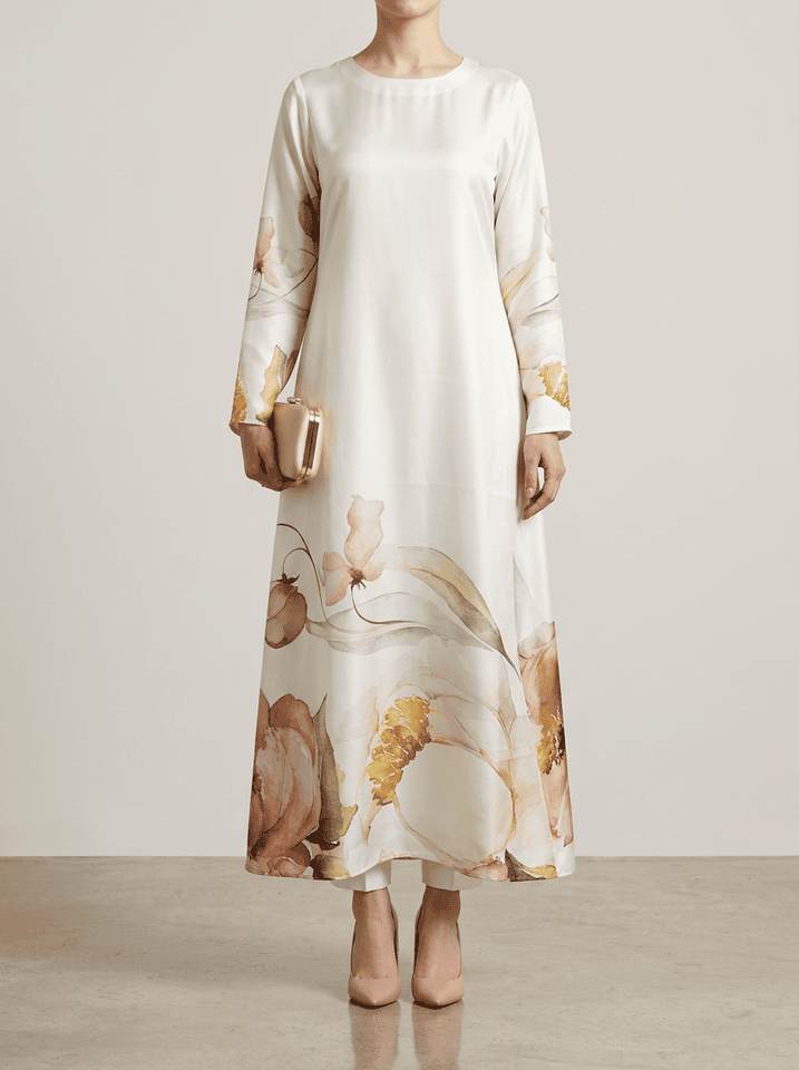 First Bloom Silk Maxi