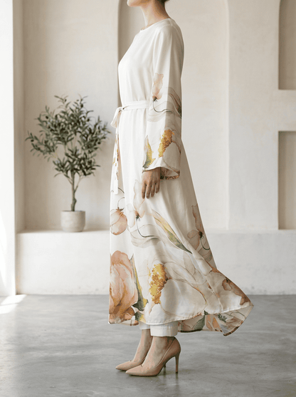 First Bloom Silk Maxi