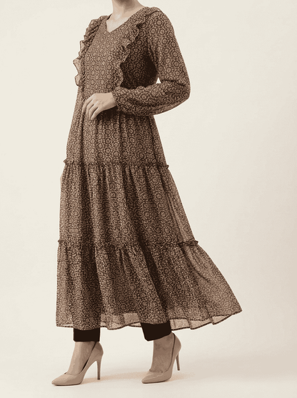 Saira Heritage Chiffon Maxi