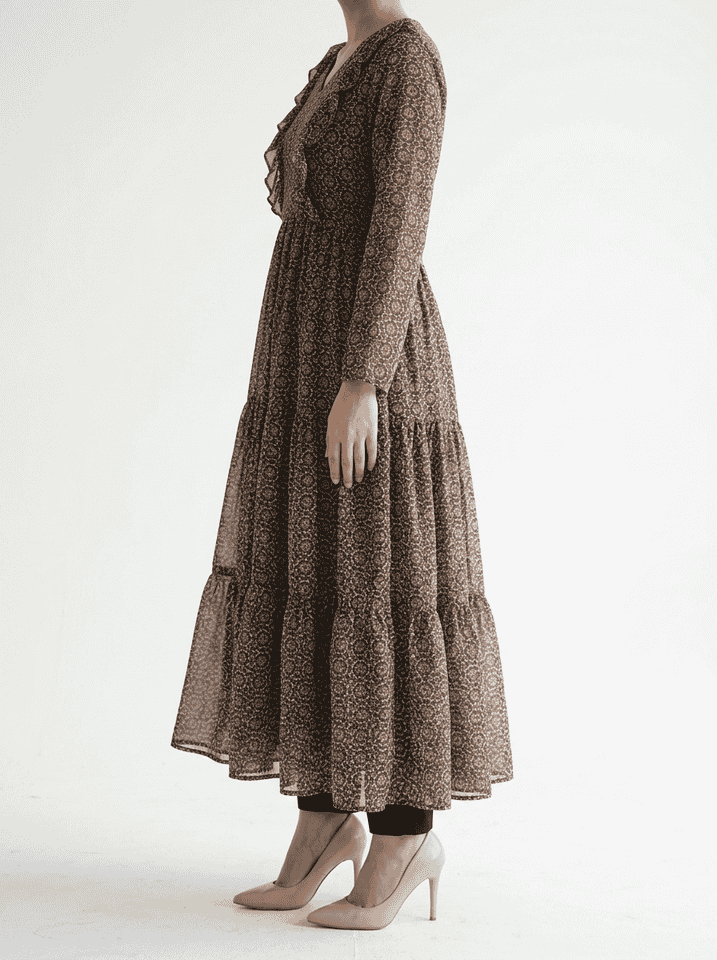 Saira Heritage Chiffon Maxi