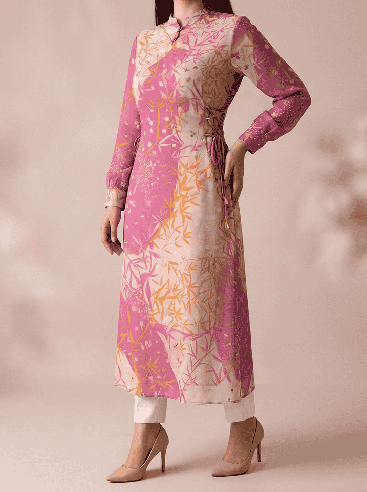 The Lattice Maxi Blush Bamboo