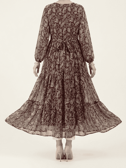 Maroon Paisley