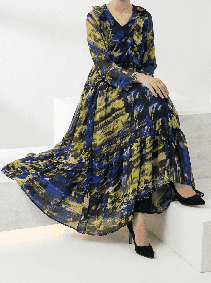 Wildfire Chiffon Maxi