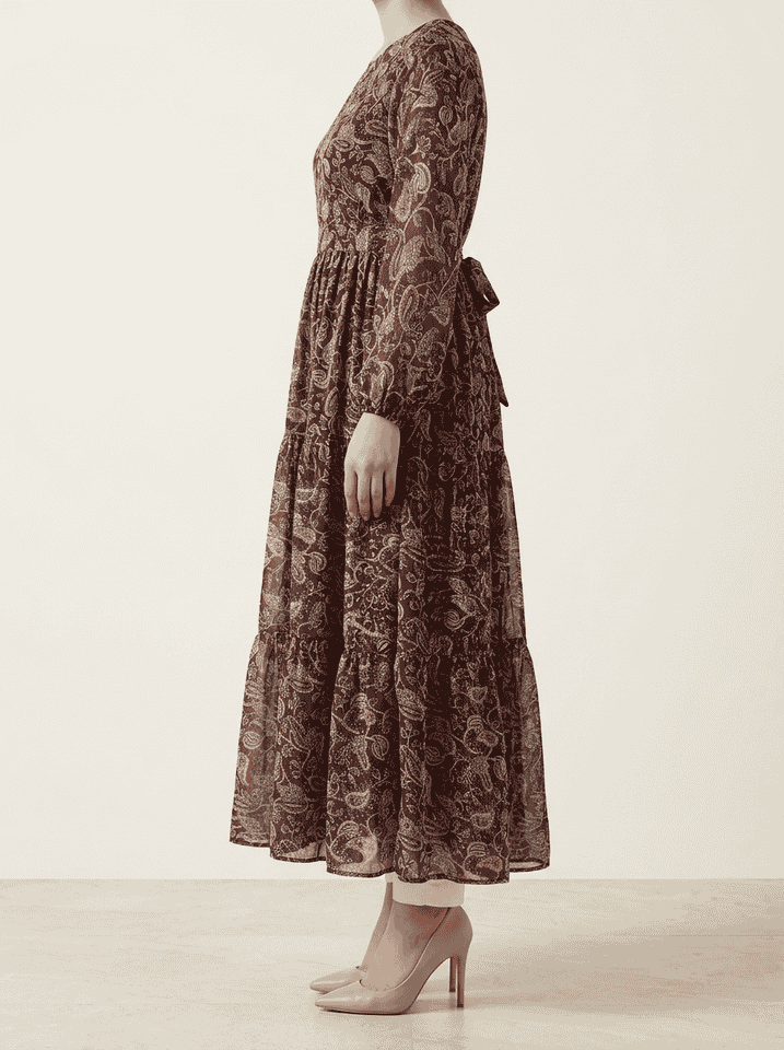 Maroon Paisley