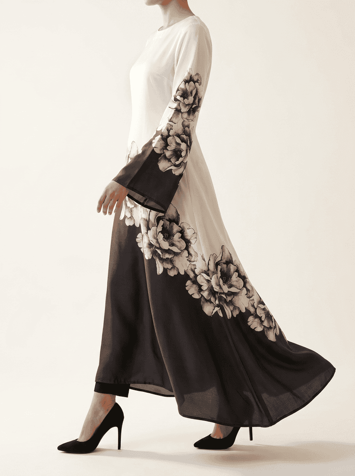Atelier Noir Silk Maxi