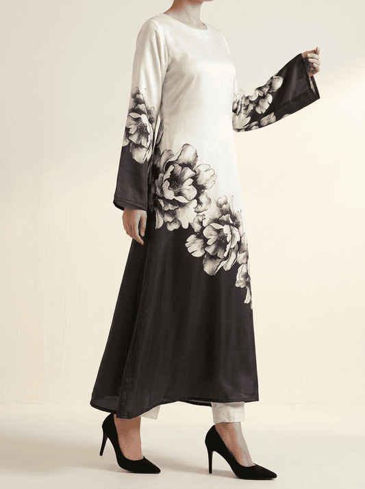 Atelier Noir Silk Maxi