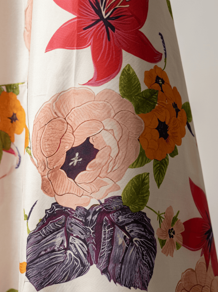 Garden Party Silk Maxi
