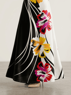 Midnight Garden Silk Maxi