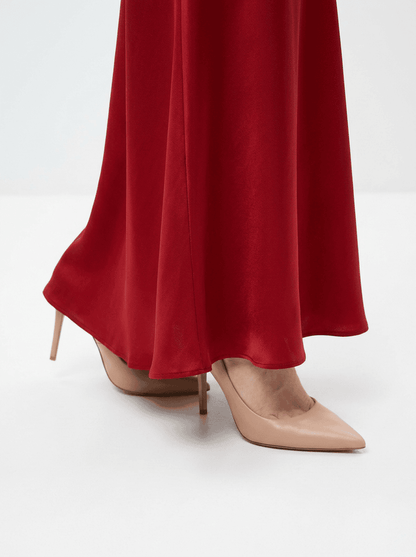 The Quiet Skirt Crimson