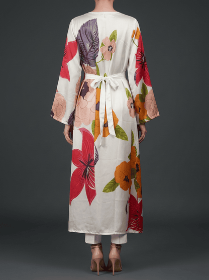 Garden Party Silk Maxi