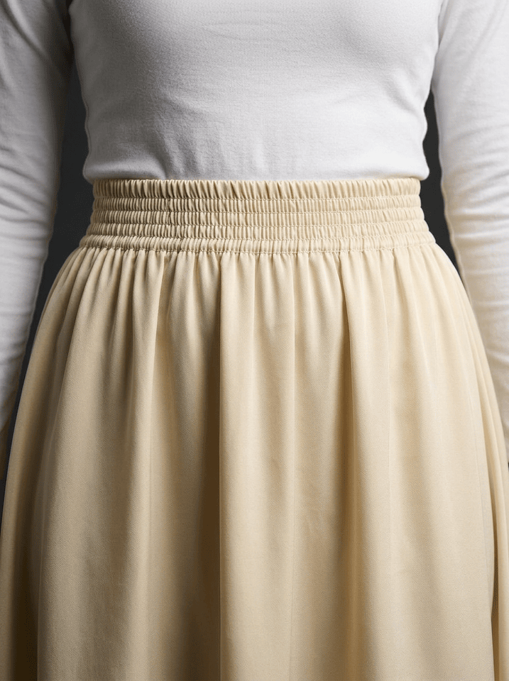 The Quiet Skirt Ivory